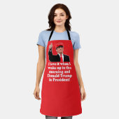 Funny Donald Trump I Liebe 47. Präsident Schürze (Getragen)