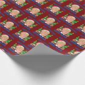 Funny Donald Trump macht Weihnachten wieder großar Geschenkpapier (Ecke)