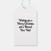 Funny Donald Trump MAGA Weihnachtsmann Geschenkanhänger (Rückseite)