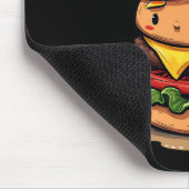 Funny Donald Trump Making French Fries Hamburger B Mousepad (Ecke)