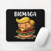 Funny Donald Trump Making French Fries Hamburger B Mousepad (Mit Mouse)