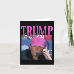 Funny Donald Trump Miss Me Doch Y2k Vintag 90er Ja Karte