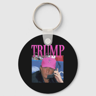 Funny Donald Trump Miss Me Doch Y2k Vintag 90er Ja Schlüsselanhänger