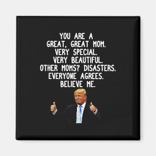 Funny Donald Trump Mutter39s Day Gag Geschenkkonse Magnet