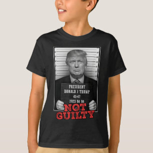 Funny Donald Trump nicht schuldig Tasse Shot, kost T-Shirt