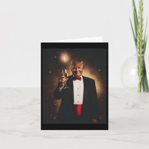 Funny Donald Trump Nye 2025 Party macht Neues Jahr Karte