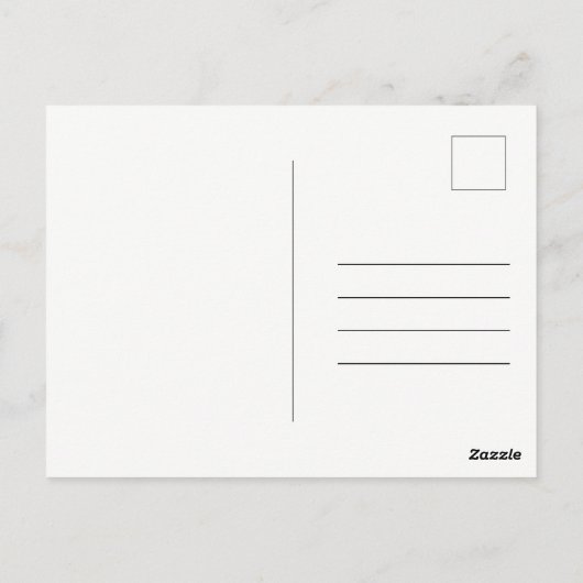 Funny Donald Trump Post Card Postkarte (Rückseite)