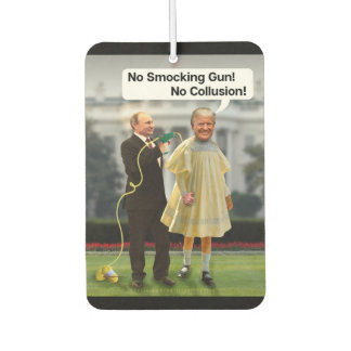 Funny Donald Trump Putin Smocking Gun Joke Autolufterfrischer