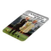 Funny Donald Trump Putin Smocking Gun Joke Magnet (Linke Seite)