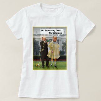 Funny Donald Trump Putin Smocking Gun Joke T-Shirt