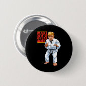 Funny Donald Trump Republikaner - Jiu-jitsu und Bj Button (Vorne & Hinten)