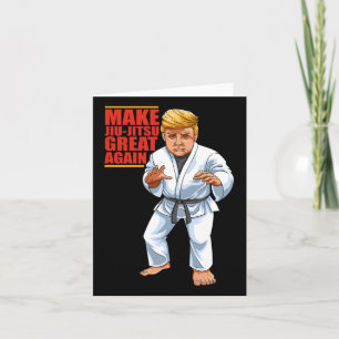 Funny Donald Trump Republikaner - Jiu-jitsu und Bj Karte