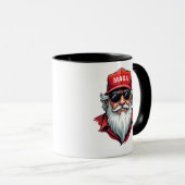 Funny Donald Trump Santa Claus MAGA Weihnachten Tasse (VorderseiteRechts)