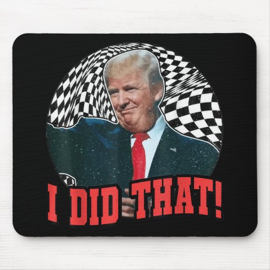 Funny Donald Trump tat ich das Mousepad (Vorne)
