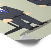 Funny Donald Trump und Wladimir Putin Poster (Ecke)