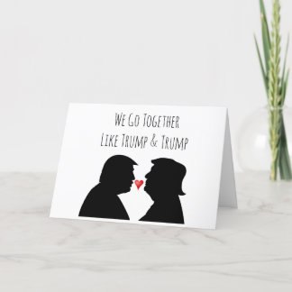 Funny Donald Trump Valentine's Day Card Feiertagskarte