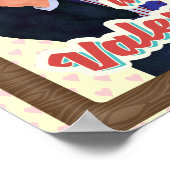 Funny Donald Trump Valentine's Day Pee Tape Joke Poster (Ecke)