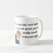 Funny Donald Trump Vatertag Vater Tasse (VorderseiteRechts)