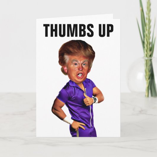 FUNNY DONALD TRUMP WEDD GRATULALALATIONS CARDS KARTE (Vorderseite)