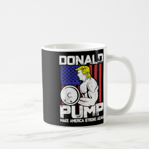 Funny Donald Trump Weight Lifting Workout Gym Kaffeetasse