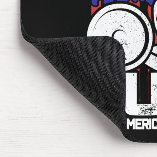 Funny Donald Trump Weight Lifting Workout Gym Mousepad (Ecke)