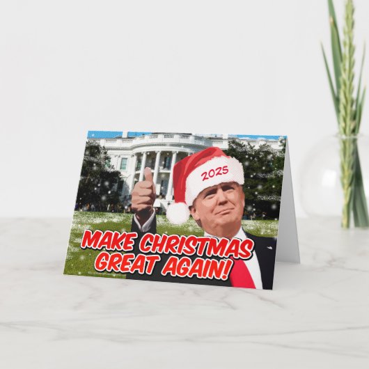 Funny Donald Trump Weihnachten 2020 (Vorderseite)