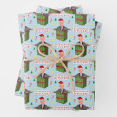 Funny Donald Trump Weihnachts-Yuuge-Spaß Geschenkpapier Set (Beispiel)