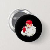 Funny Donald Trump Weihnachtsfeiertag Button (Vorne & Hinten)