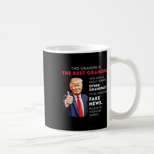 Funny Donald Trump zitiert konservativen Opa Kaffeetasse (Rechts)