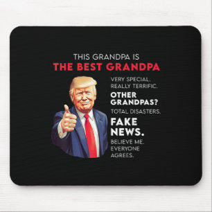 Funny Donald Trump zitiert konservativen Opa Mousepad