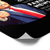 Funny Donald Trump zitiert konservativen Opa Poster (Ecke)