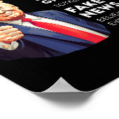 Funny Donald Trump zitiert konservativen Opa Poster (Ecke)