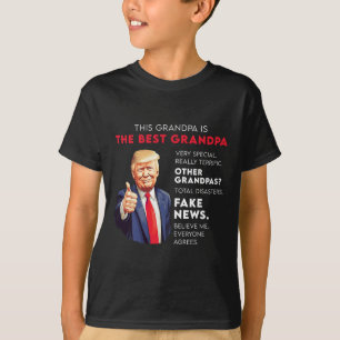 Funny Donald Trump zitiert konservativen Opa T-Shirt