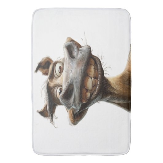 Funny donkey Art Design Badematte (Vorderseite Vertikal)