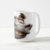 Funny donkey Art Design Kaffeetasse (VorderseiteRechts)