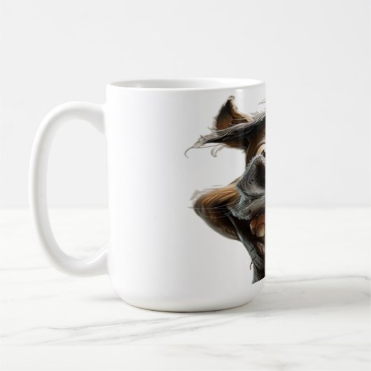 Funny donkey Art Design Kaffeetasse (Links)