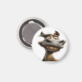 Funny donkey Art Design Magnet (Vorderseite/Rückseite)