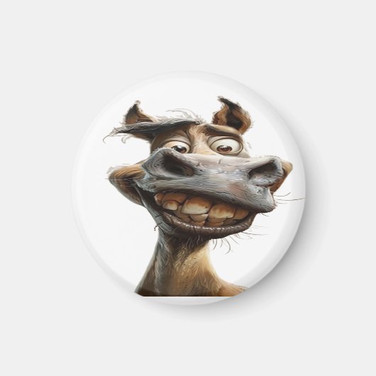 Funny donkey Art Design Magnet (Vorne)