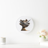 Funny donkey Art Design Runde Wanduhr (Zuhause)