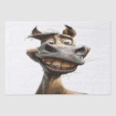 Funny donkey Art Design Seidenpapier (Vorderseite)