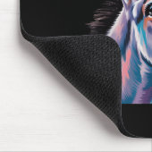 Funny Donkey Art Donkey Kopf lächeln eifrig Donkey Mousepad (Ecke)