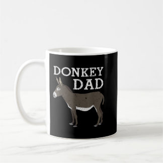 Funny Donkey Art für Vater Männer Donkey Lover Mul Kaffeetasse