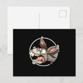 Funny Donkey Donkey Mule Postkarte (Vorne/Hinten)