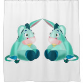 Funny Donkey Duschvorhang (Vorderseite)