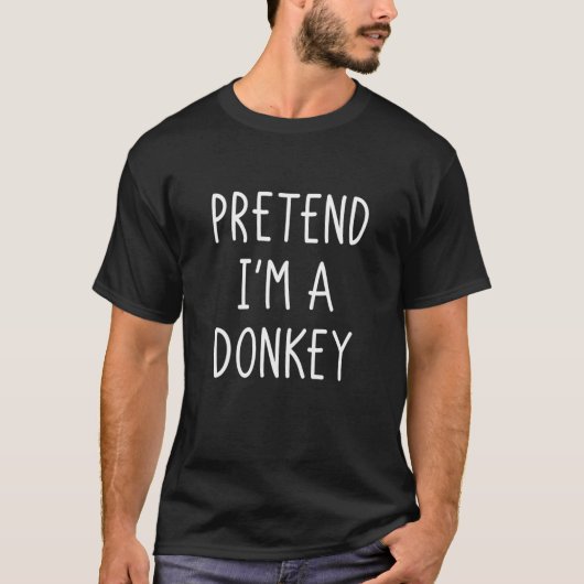 Funny Donkey Halloween Kostüme Männer Frauen Kinde T-Shirt (Vorderseite)