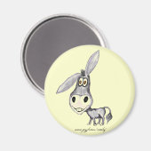 Funny donkey-Magnet Magnet (Vorderseite/Rückseite)