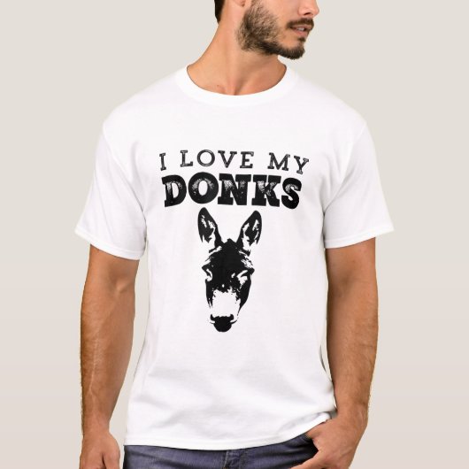 Funny Donkey Mama oder Vater Design - Ich Liebe me T-Shirt (Vorderseite)