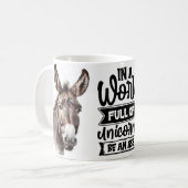 Funny Donkey Tasse 11oz (Vorderseite Links)