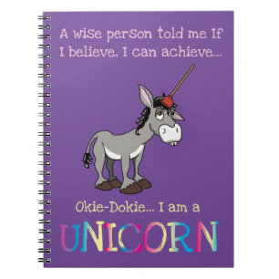 Funny Donkey Unicorn Notebook Notizblock