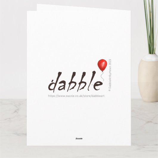 Funny Donkey Weihnachtskarte Karte (Rückseite)